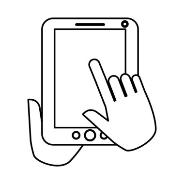 İzole tablet cihaz tasarım