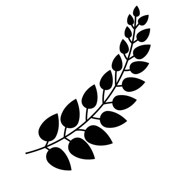 Conception de feuilles isolées — Image vectorielle