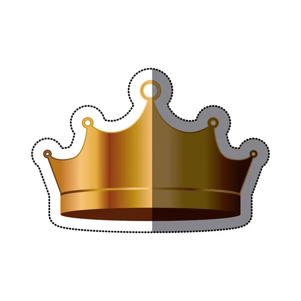Ізольована корони дизайн — стоковий вектор