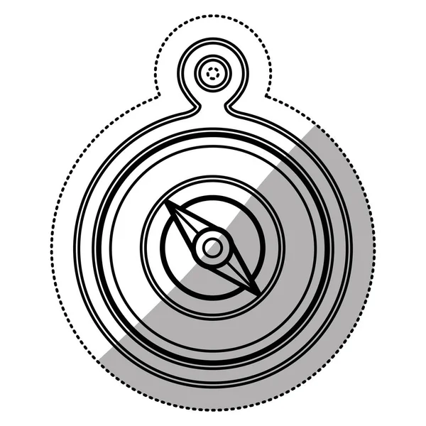Изолированный компас — стоковый вектор