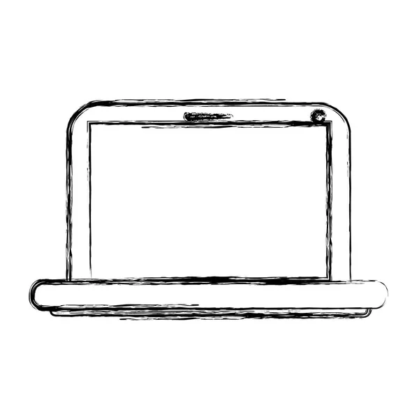 孤立的笔记本电脑设备设计 — 图库矢量图片