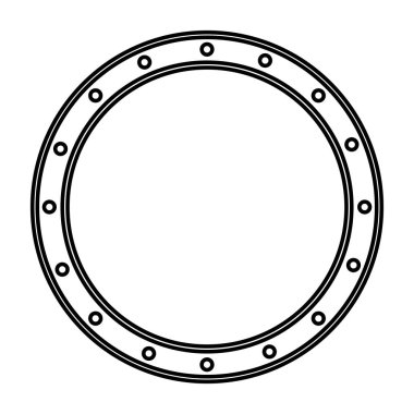 İzole mühür damgası tasarım