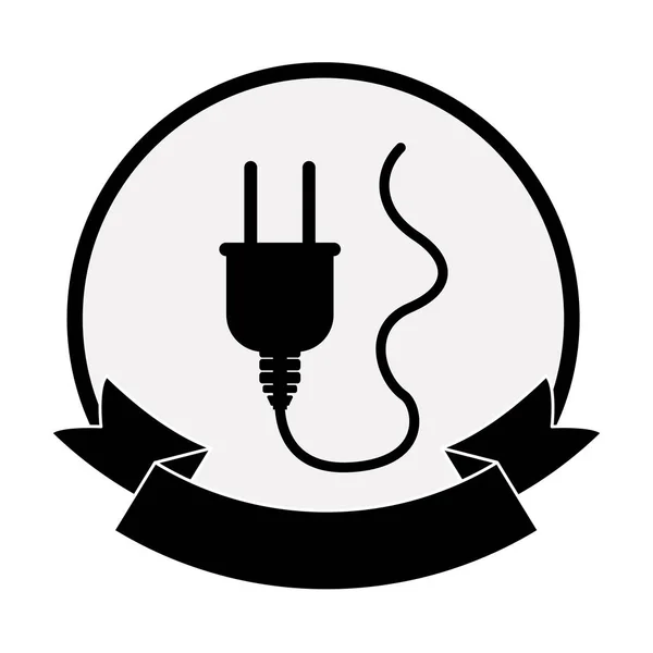Isolated plug design — Stock Vector