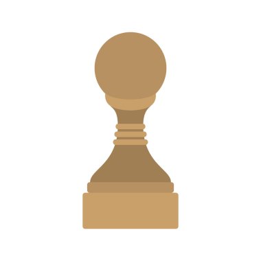 İzole satranç parça tasarım
