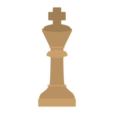 İzole satranç parça tasarım