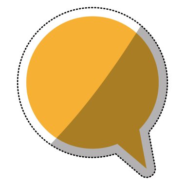 İletişim izole kabarcık tasarımı