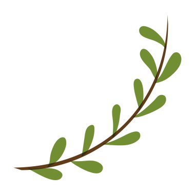 İzole yaprakları tasarım