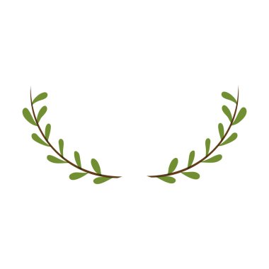 İzole yaprakları tasarım