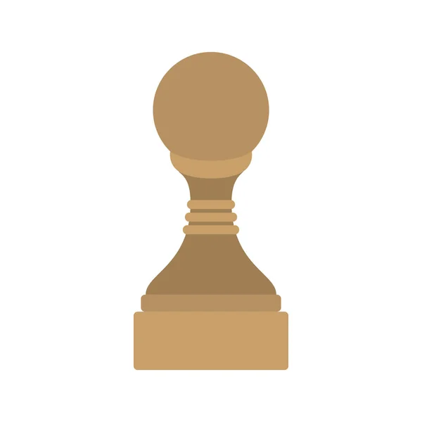 Isolierte Schachfigur-Gestaltung — Stockvektor