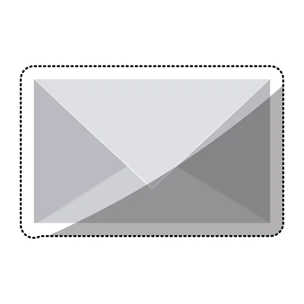 隔離されたメールの封筒デザイン — ストックベクタ