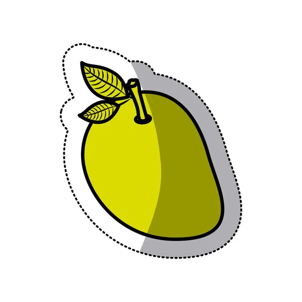 Изолированный манго фруктовый дизайн — стоковый вектор