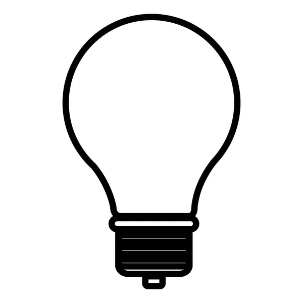 Дизайн ізольованої лампочки — стоковий вектор