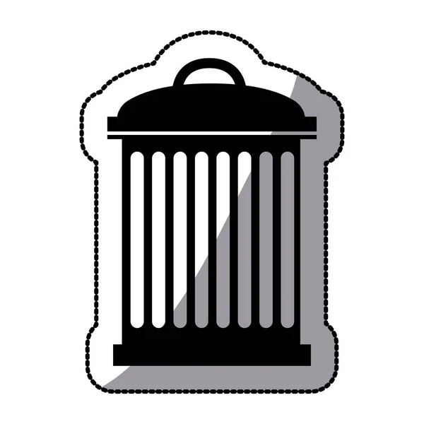 Απομονωμένη σκουπίδια σχεδιασμού — Διανυσματικό Αρχείο