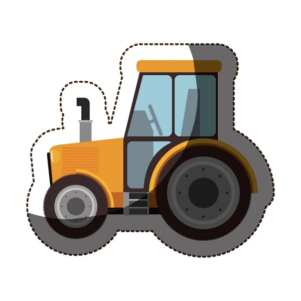 Isolierte Traktorkonstruktion — Stockvektor