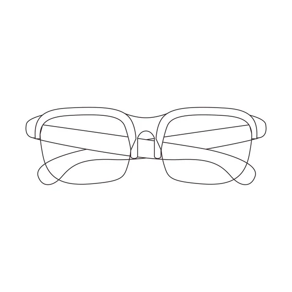 Design de óculos de moda isolados — Vetor de Stock