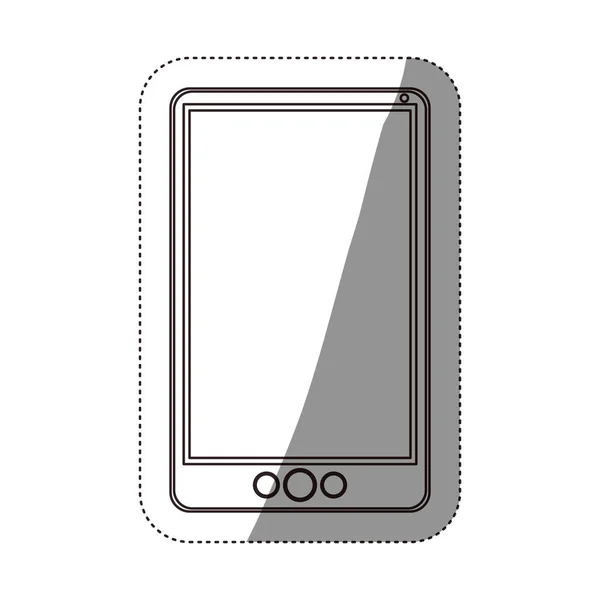 Geïsoleerde Smartphone apparaat ontwerp — Stockvector