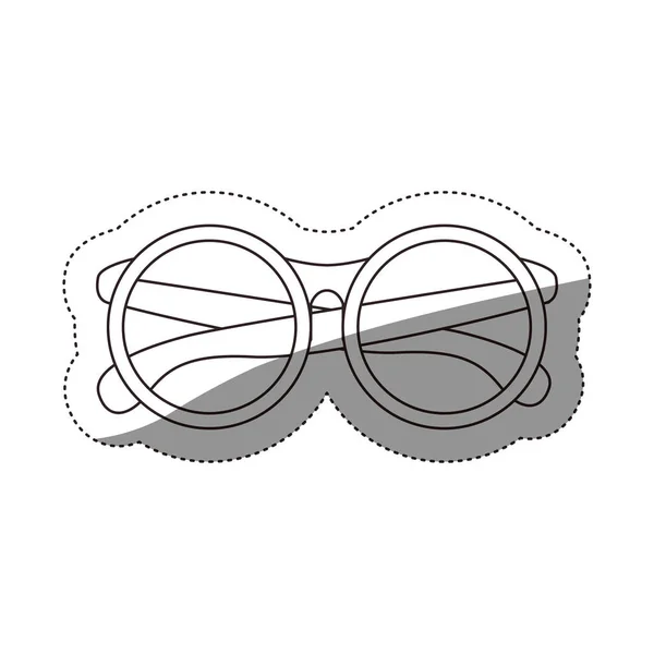 Conception de lunettes de mode isolées — Image vectorielle