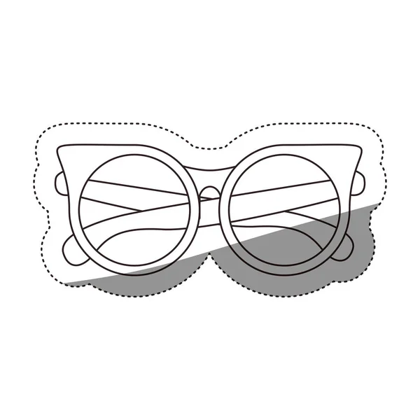 孤立的时尚眼镜设计 — 图库矢量图片