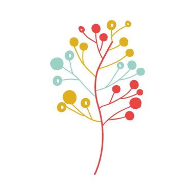 İzole çiçek dekorasyon