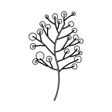 İzole çiçek dekorasyon