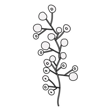 İzole çiçek dekorasyon