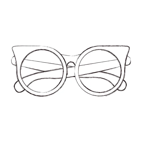 İzole moda gözlük tasarımı — Stok Vektör
