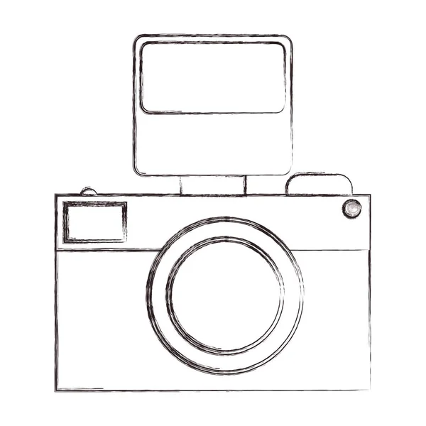Σχέδιο συσκευής απομονωμένες φωτογραφικών μηχανών — Διανυσματικό Αρχείο