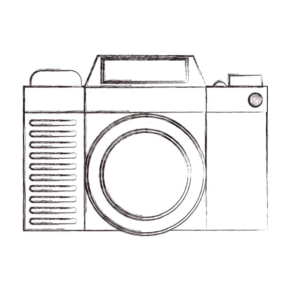 İzole kamera cihaz tasarımı — Stok Vektör