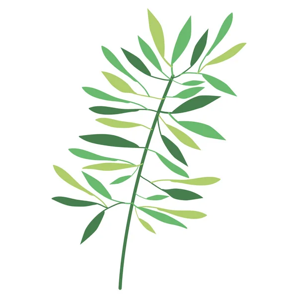 Απομονωμένα φύλλα διακόσμησης — Διανυσματικό Αρχείο