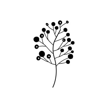 İzole çiçek dekorasyon