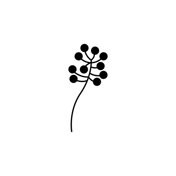 Απομονωμένη λουλούδι διακόσμησης — Διανυσματικό Αρχείο