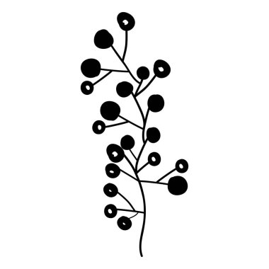 İzole çiçek dekorasyon