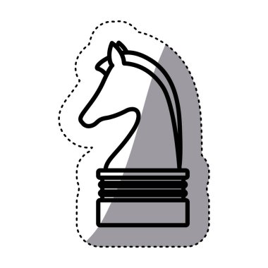 İzole satranç parça tasarım