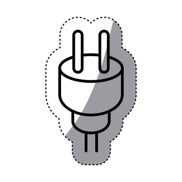 Geïsoleerde plug ontwerp — Stockvector