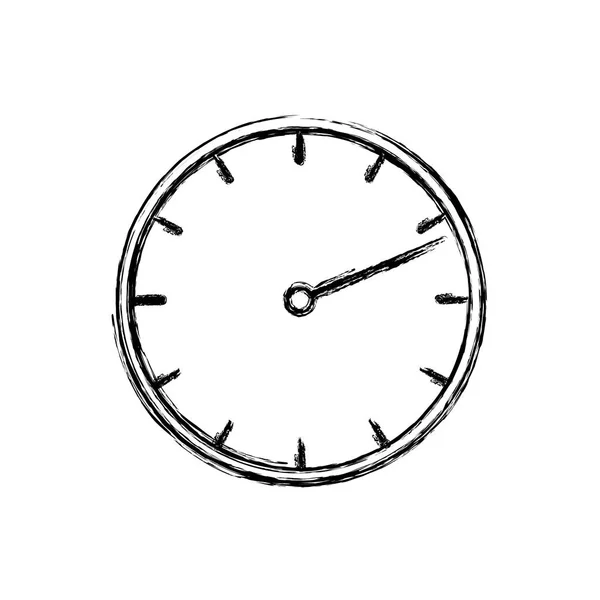 Diseño de reloj aislado — Archivo Imágenes Vectoriales