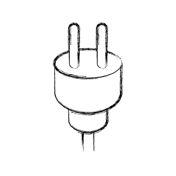 격리 된 플러그 디자인 — 스톡 벡터