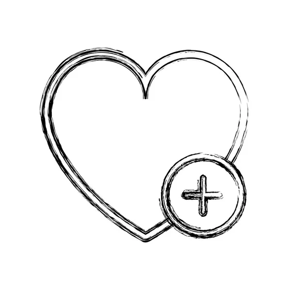 离体的心脏设计 — 图库矢量图片