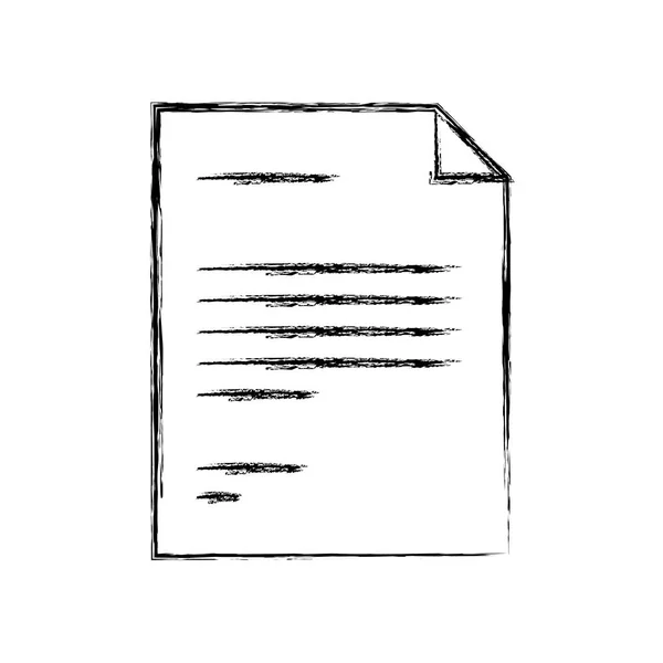 Изолированный лист бумаги — стоковый вектор