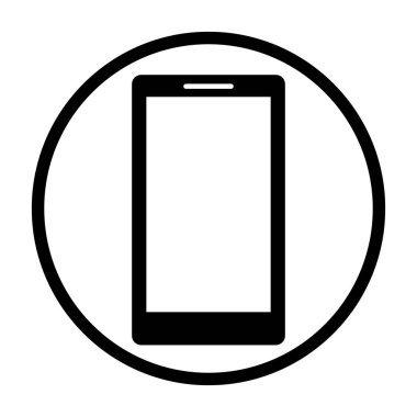 İzole smartphone tasarım