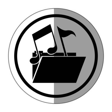 Müzik Not ve dosya izole