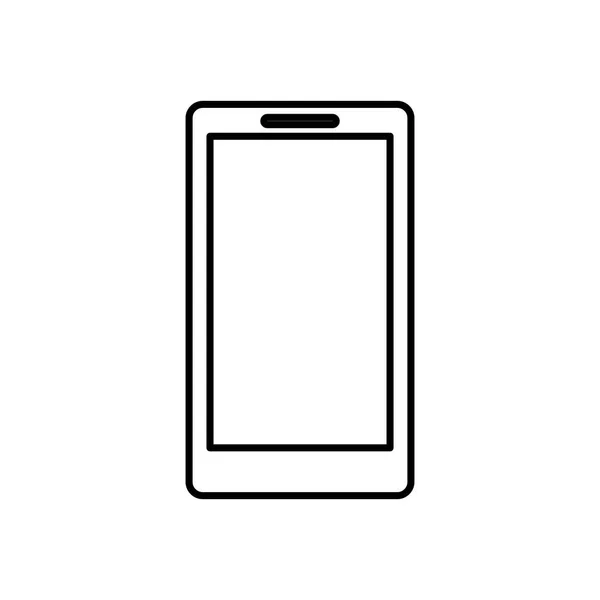 Diseño de smartphone aislado — Archivo Imágenes Vectoriales