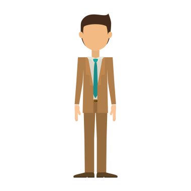 İzole avatar adam tasarım