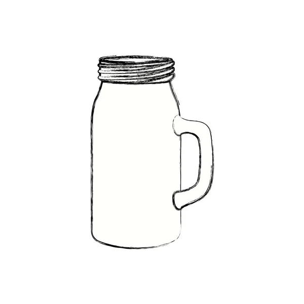 격리 된 음료 유리 디자인 — 스톡 벡터