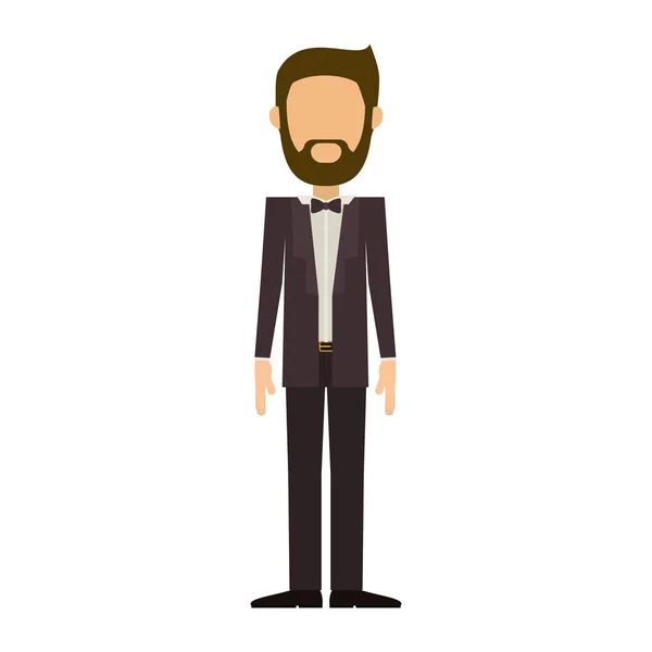 Design de homem avatar isolado — Vetor de Stock