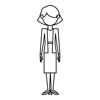 İzole kadın tasarım