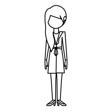 İzole kadın tasarım