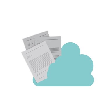 Tasarım izole bulut