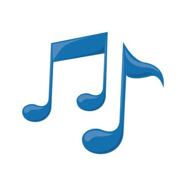 İzole müzik Not Tasarım