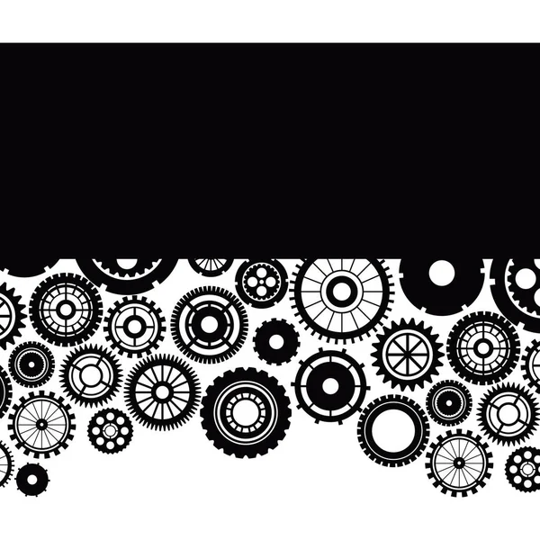 Isolated gears design — Stock Vector