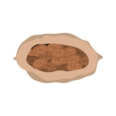 İzole patates tasarım